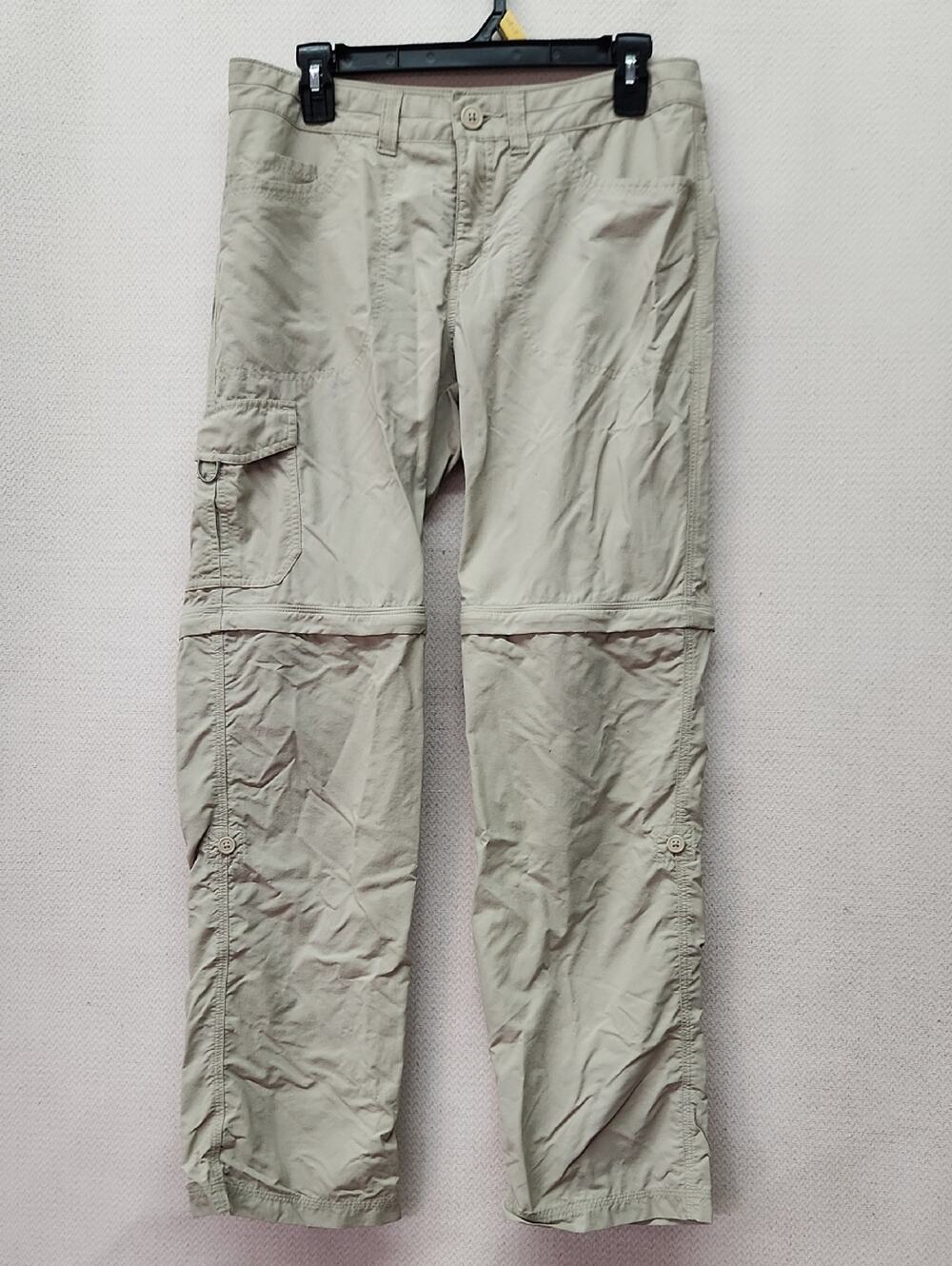 Convertible Light Khaki Women's Cargo Travel Pants